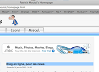 Apple pub on Patrick Moutal Site